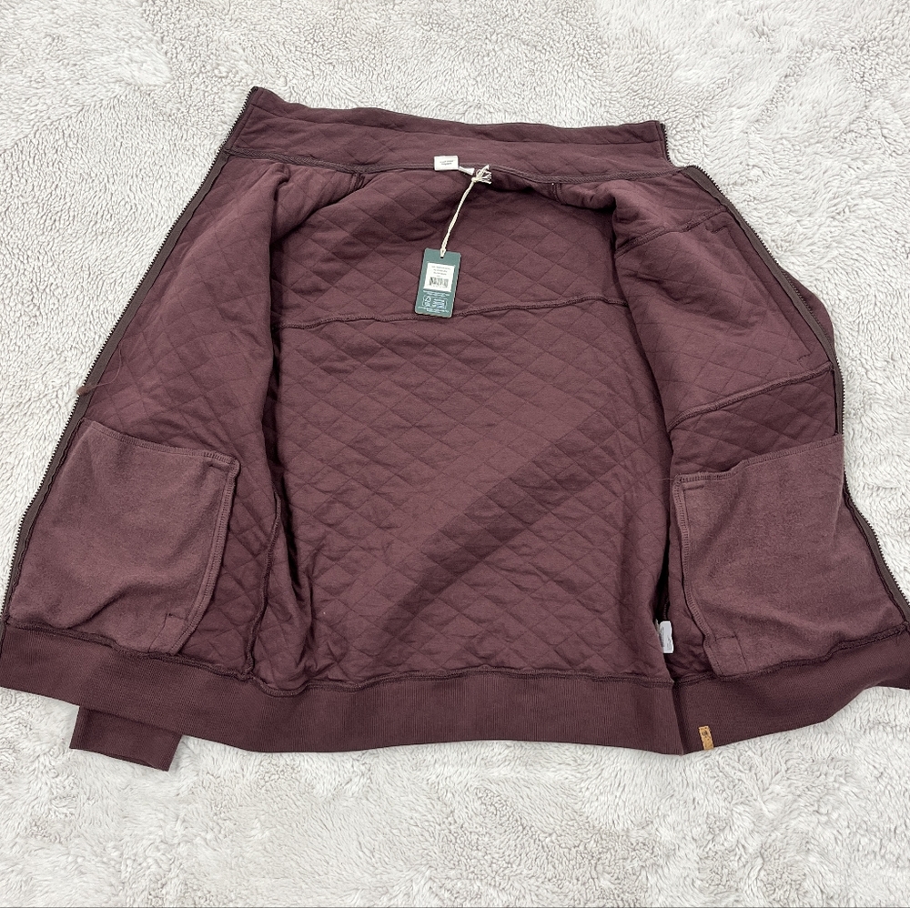 Tentree | Quilted Full Zip • Organic Cotton | Size Large | NWT - Picture 8 of 16